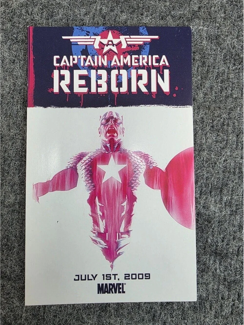 Marvel Captain America Reborn 2009 Promo Flyer Comic Book Ephemera
